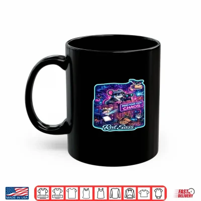 Mug Mind Your Own Chaos Cartoon Design Keep It Drama Free Shirt