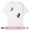 Steak Dive Funny Flying Steak Bbq Grilling Cartoon Humor Art Shirt