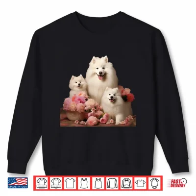 Sweatshirt Samoyed Dog Mothers Day Samoyed Dog Mom Performance Shirt