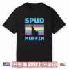 Cool Retro Travel Idaho Vacation Potatoes Spud Muffin Design Performance Shirt