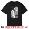 Hold Firm To The Faith Christian Patriotic Flag And Cross Shirt