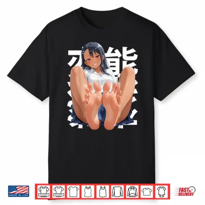 Japanese Femdom Waifu Submissive Beautiful Anime Feet Toes Shirt