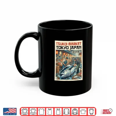 Mug Japanese Tsukiji Fish Market Shirt