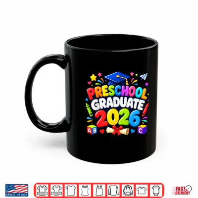Mug Preschool Graduate 2026 Pre K Graduation Kids Ceremony Fun Shirt