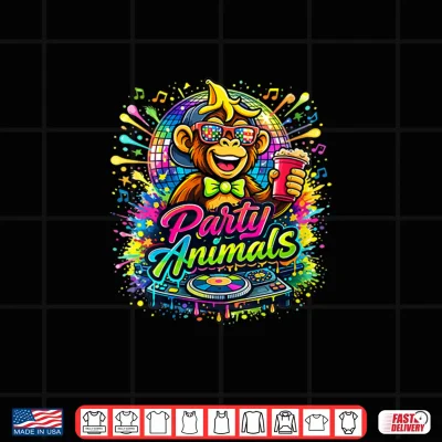 Design Party Animals Basebal Shirt