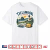 Tillamook Oregon Coastal Beauty Vintage Retro Illustration Shirt
