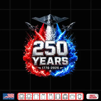 Design USA Patriotic 250 Years American 250th Anniversary 4th July Shirt
