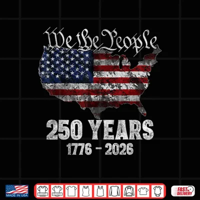 Design 250 Years America 250th Anniversary USA Patriotic 4th July Shirt