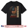 Bourbon Vintage Built America Patriotic Whiskey 250 Years Shirt