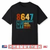 8647 Not My President Voice Values Beliefs Retro Political Shirt