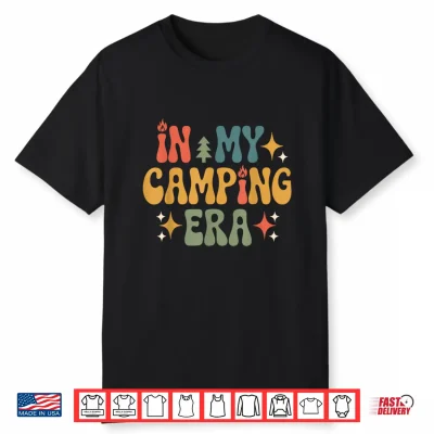 Cool Camping Art For Men Women Kids Outdoor Camping Lovers Shirt