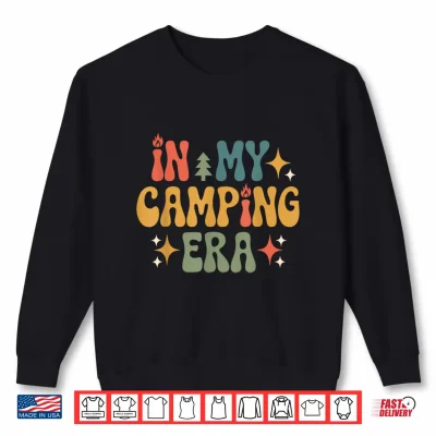 Sweatshirt Cool Camping Art for Men Women Kids Outdoor Camping Lovers Shirt