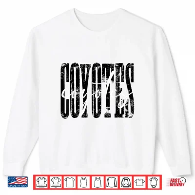 Sweatshirt Coyotes School Spirit Game Day Mascot Coyote Pride Shirt