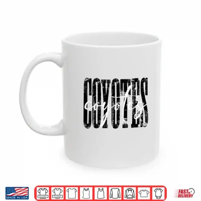 Mug Coyotes School Spirit Game Day Mascot Coyote Pride Shirt