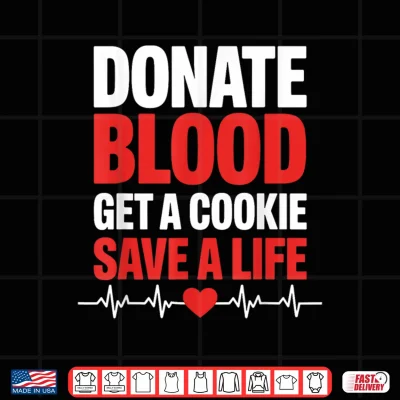 Design Funny Donate Blood Art for Men Women Blood Donation Donor Shirt
