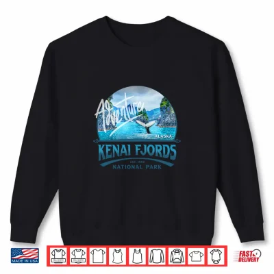 Sweatshirt Kenai Fjords National Park Alaska Travel Vacation Souvenir Shirt
