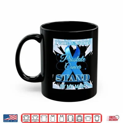 Mug Prostate Cancer Awareness Ribbon The Fight is Real Shirt