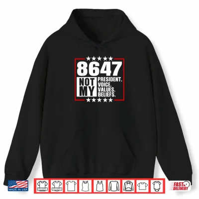 Hoodie Voice Values Beliefs Retro Political Shirt
