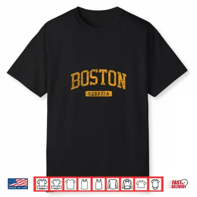 Boston Ga Vintage Athletic Sports Design Jg3 Shirt