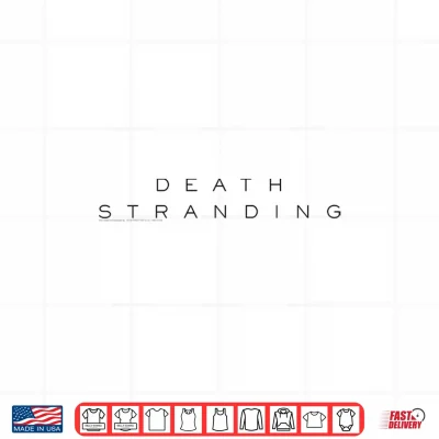 Design Death Stranding Logo Video Gaming Merch for Men and Women Performance Shirt