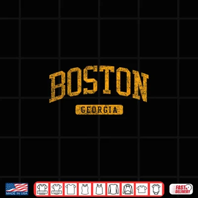 Design Boston GA Vintage Athletic Sports Design JG3 Shirt
