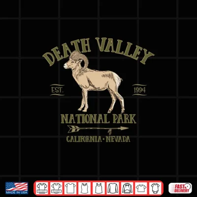Design Death Valley National Park California Nevada Bighorn Sheep Performance Shirt
