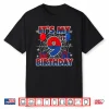 Its My 9Th Birthday Boy 9 Year Old Spider Web Birthday Party Shirt