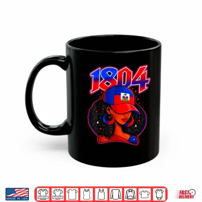 Mug Haitian Revolution 1804 Haiti Flag Independence Day Women Shirt