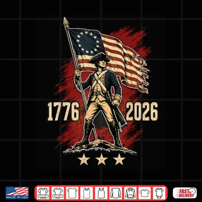 Design Colonial Soldier Patriotic Flag Anniversary Shirt