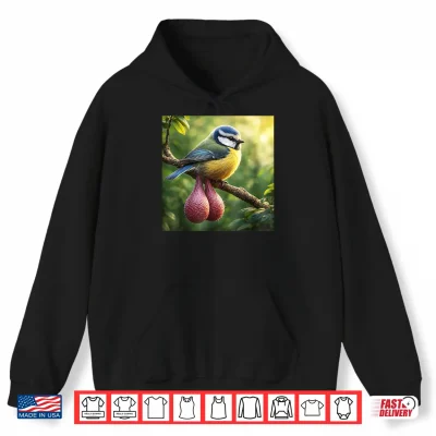 Hoodie Funny Balls Bird Meme Shirt