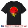 Funny Summer Watermelon Sunset Art Fruit Lover Shirt
