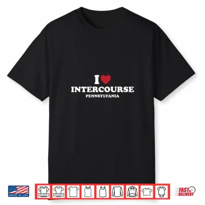 I Heart Intercourse Performance Shirt