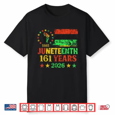Juneteenth 2026 161 Years Freedom Black History African Shirt