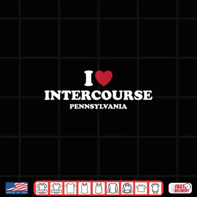 Design I Heart Intercourse Performance Shirt