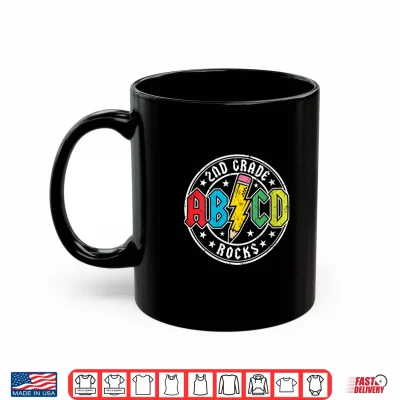 Mug ABCD Second 2ND Grade Rocks Back to School First Day Kids Shirt