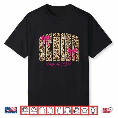 Graduation 2027 Leopard Shirt