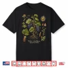Grape Vine Botanical Anatomy Vintage Nature Study Art Shirt