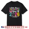 Little Miss Kindergarten Grad 2026 Girls Kids Graduation Shirt