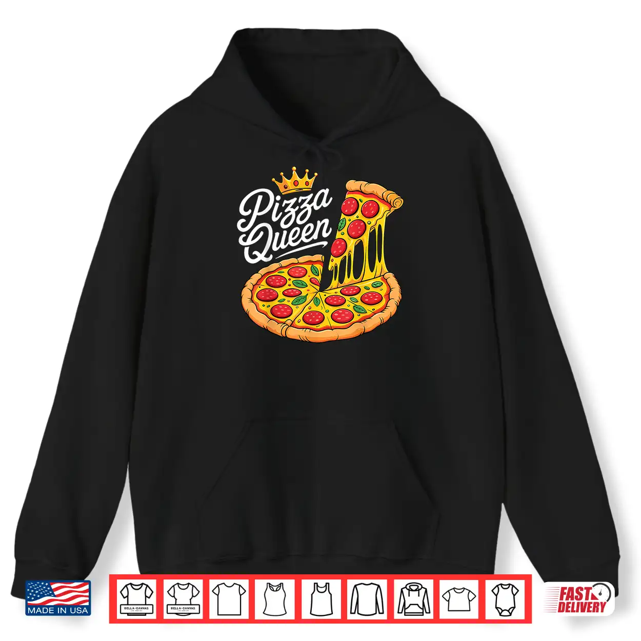 Pizza Queen Fun Girls Women Pizza Food Lovers Shirt Pizza Queen Fun Girls Women Pizza Food Lovers Shirt
