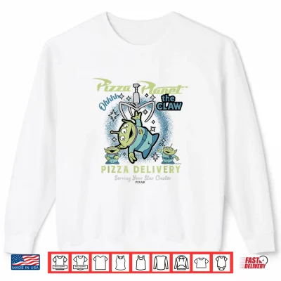 Sweatshirt Disney Pixar Toy Story Pizza Planet The Claw Alien Shirt