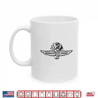 Mug Indy 500 Indianapolis Motor Sport Black Logo Shirt