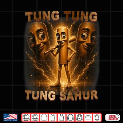 Design Tung Tung Tung Sahur is Calling Italian Brainrot Meme Kid Shirt