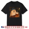 Pomeranian Drinking Beer Shirt Funny Fathers Day Dog Meme Shirt