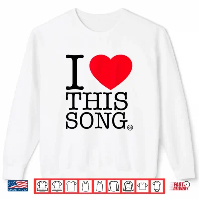 Sweatshirt Official Conan Gray I Heart This Song Shirt