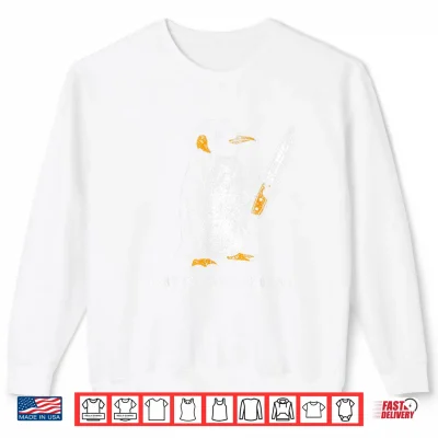 Sweatshirt Penguin Flight was Never an Option Funny Dark Humor Shirt