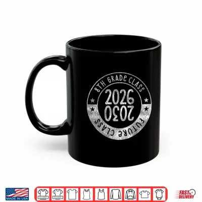 Mug Retro 8th Grade Graduation Senior 2026 Future Class of 2030 Shirt