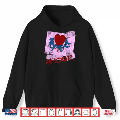 Hoodie Amour Cherub Vintage Retro Beat It 1980s Love Dance Costume Shirt