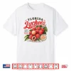 Florida Lychees Distressed Retro Exotic Fruit Design Shirt