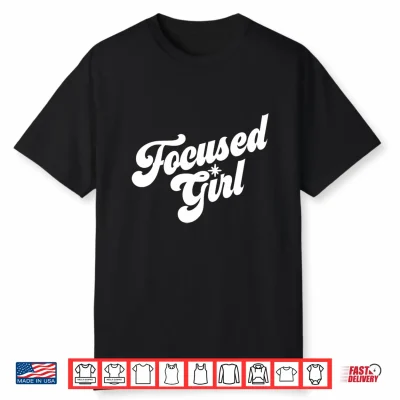 Focused Girl Design Shirt