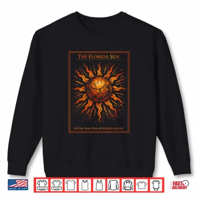 Sweatshirt The Florida Sun Tarot Card Summer Shirt